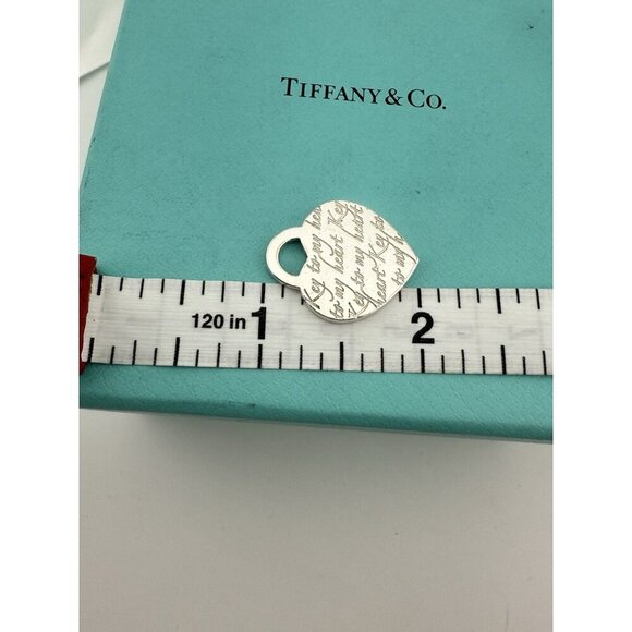 Tiffany & Co. “Key To My Heart” Charm from Notes Collection Sterling Silver - Picture 3 of 6